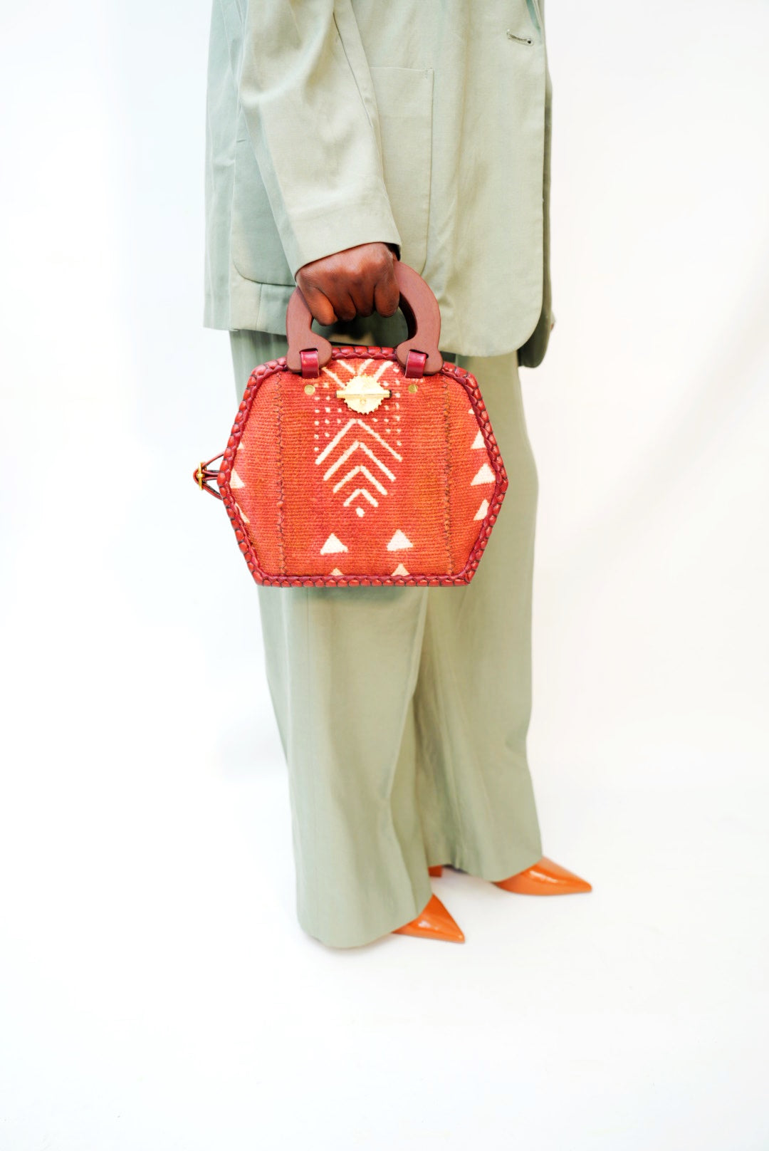 Sac Prestige Bogolan et bijou Baoulé