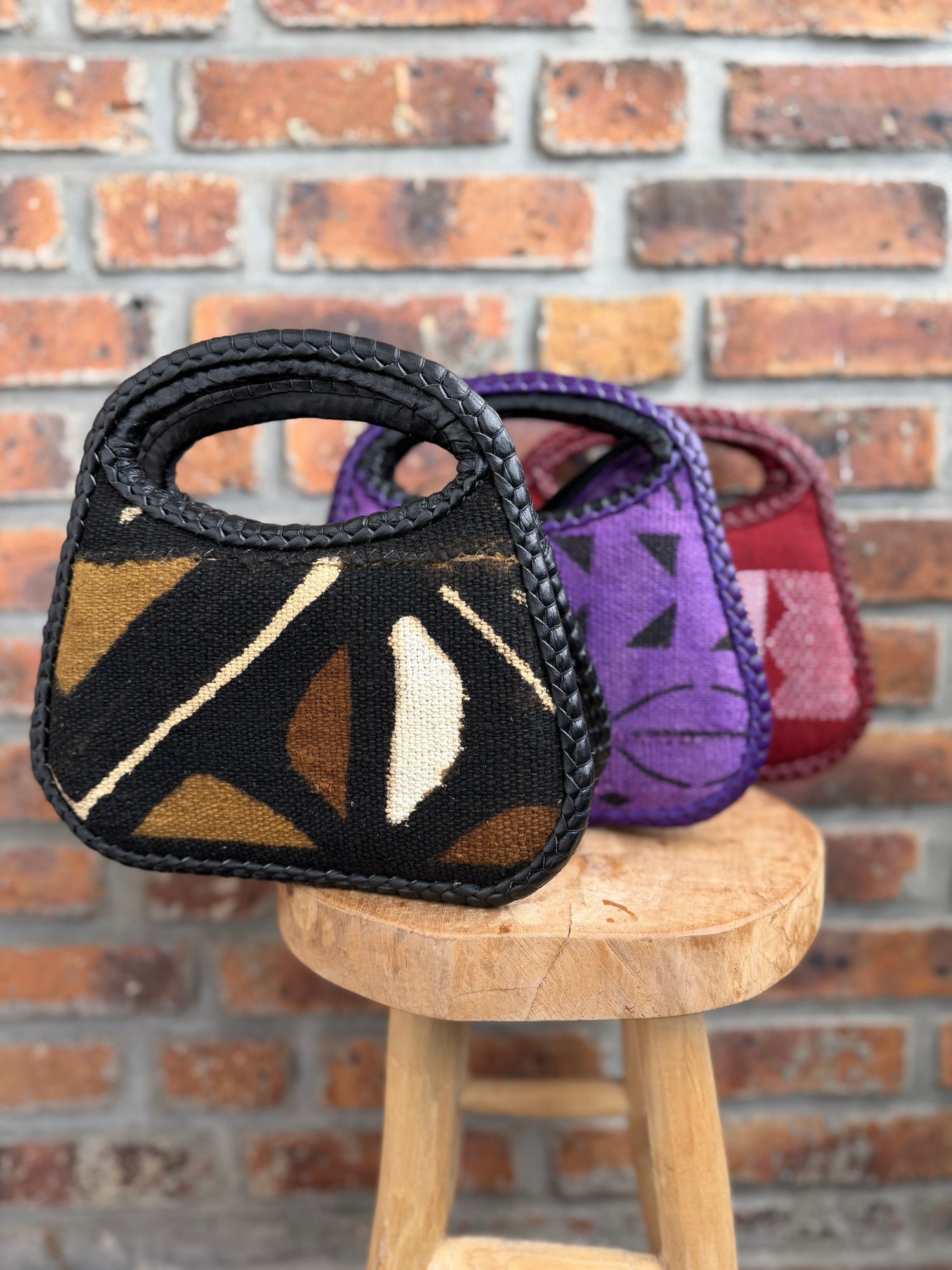 Mini sac forme asymetrique