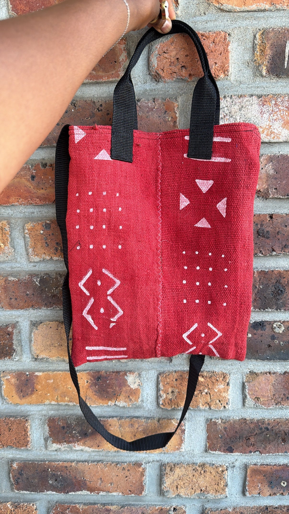Mini tog bag Bogolan